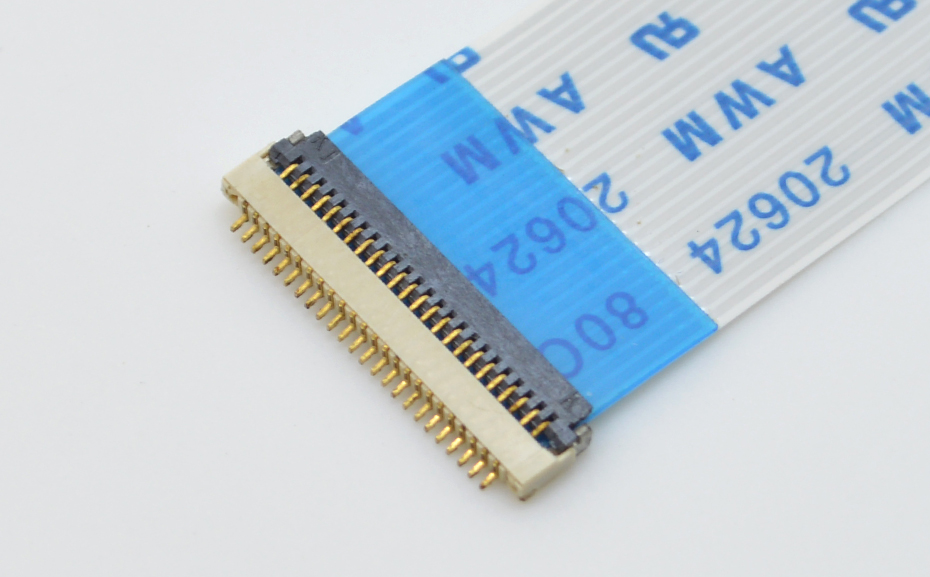 FPC/FFC超薄扁平排線連接器0.5Pitch 插座 6P針翻蓋 H=1.0厚,香蕉网址在线观看