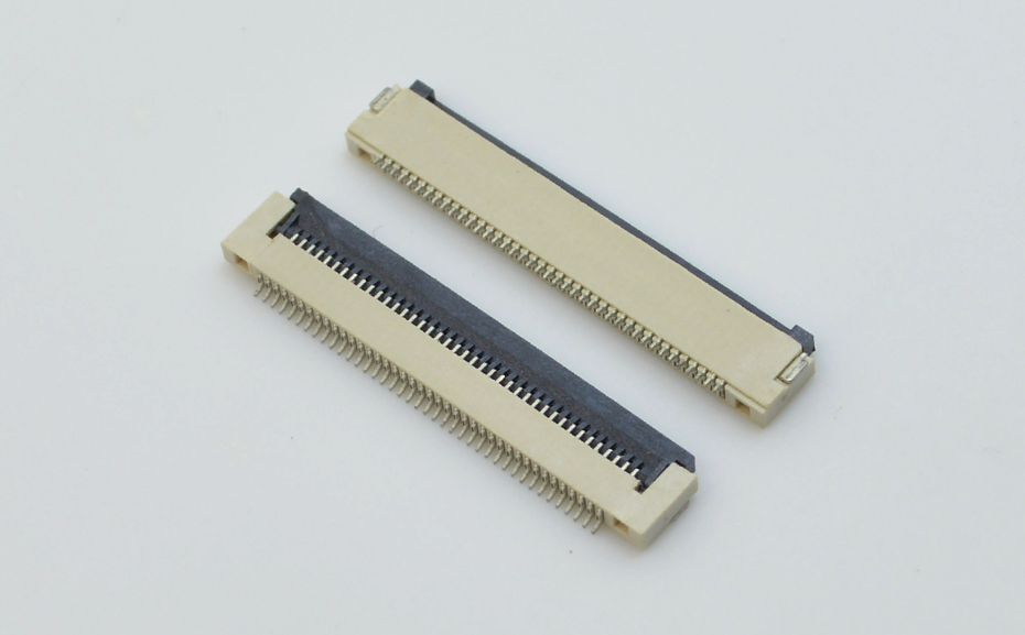 工廠銷售FPC/FFC軟排線連接器0.5-18P 0.5間距 H1.5厚 翻蓋式下接,香蕉网址在线观看