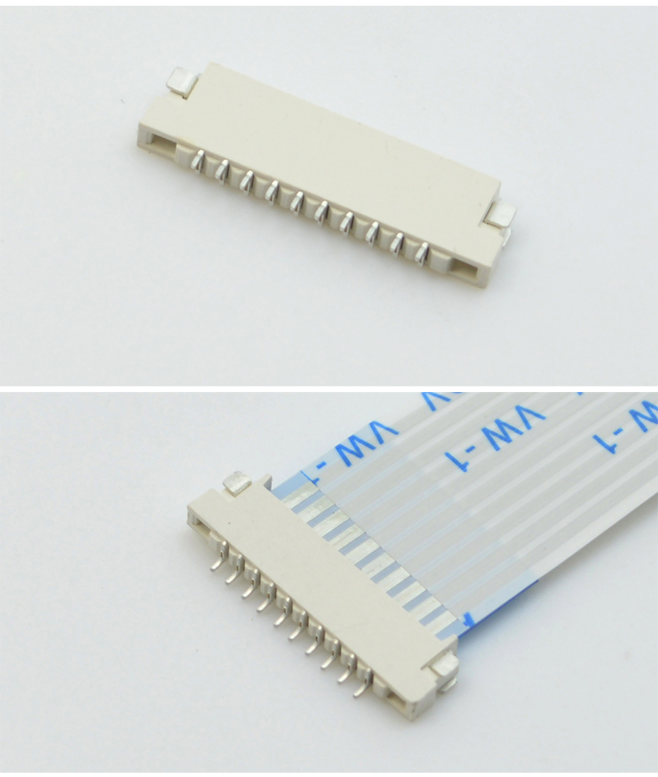FPC/FFC扁平電纜接插件 軟排線連接器1.0MM 4-8P H1.5mm厚 雙麵接,香蕉网址在线观看