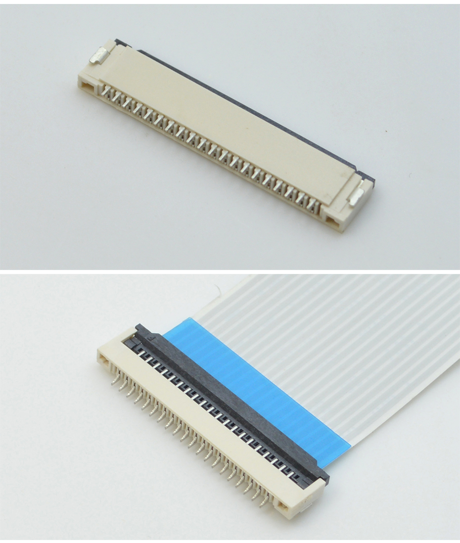 FPC/FFC連接器 0.5mm-20P/21/22/23/24P/25/26/28/30PIN 翻蓋下接,香蕉网址在线观看
