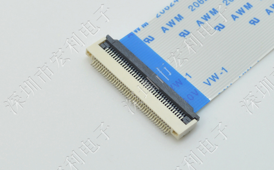 【香蕉网址在线观看電子】FFC/大香蕉国产在线视频 間距0.5mm H2.0 49P下接軟排線插座