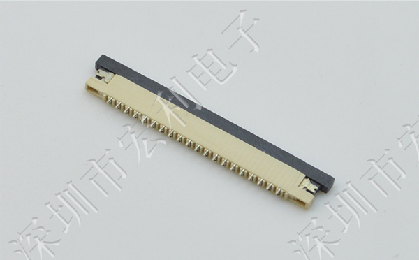 FFC軟排線接插件 大香蕉国产在线视频 間距1.0MM-7p 上接拉鎖