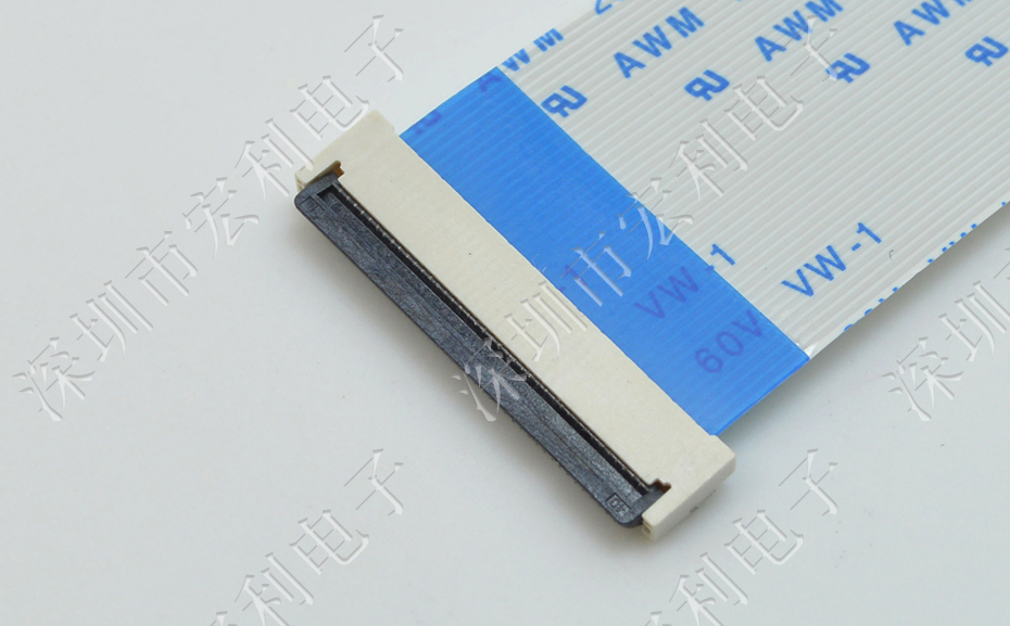 香蕉网址在线观看FPC插座翻蓋式FFC間距0.5mm 36p針腳位H2.0mm 前插後翻連接器
