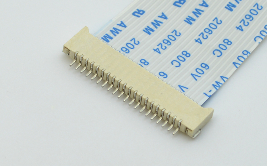 FFC/大香蕉国产在线视频 1.0MM 6P 超薄雙麵接觸 臥式貼片無鎖 帶焊盤 H2.0