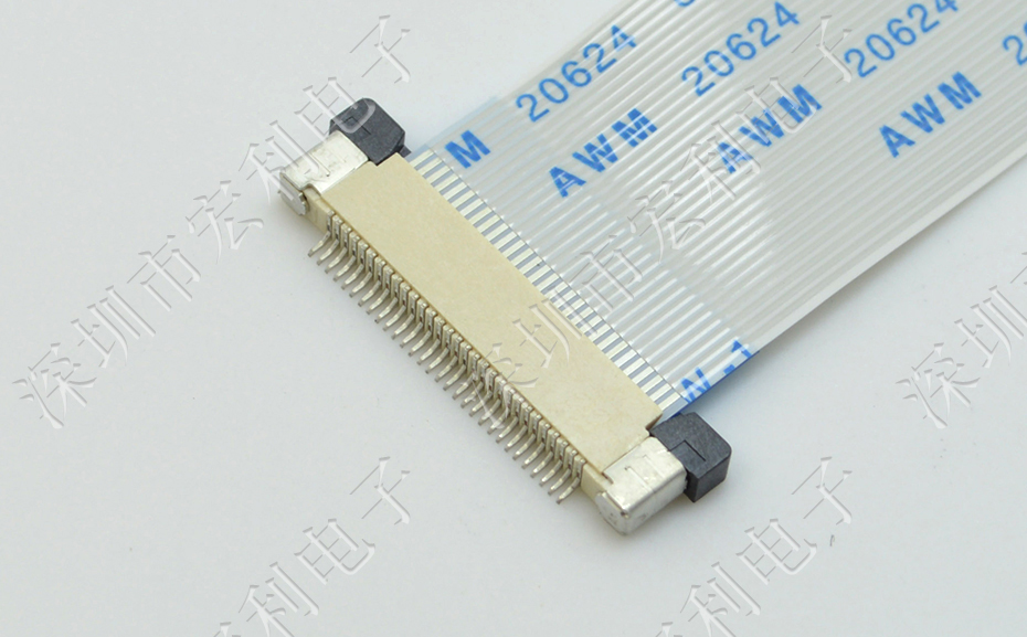 FFC/大香蕉国产在线视频 45p 45pin 0.5mm間距 FPC座 抽屜式上接 排線插座