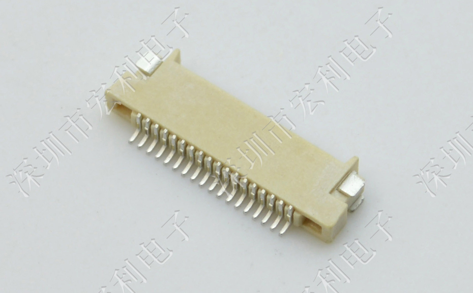FFC/大香蕉国产在线视频 間距0.5mm H1.5 13P雙麵接觸貼片接插件 SMT排插座