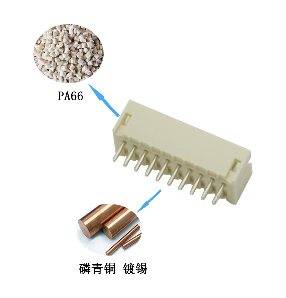 ZH1.5mm 6P 單排連接器1.5mm間距 6芯接插件 直針,香蕉网址在线观看
